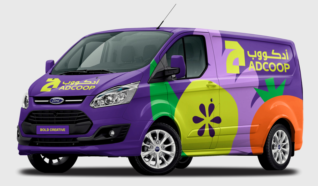 ADCOOP Branding, Applications: Bus Design