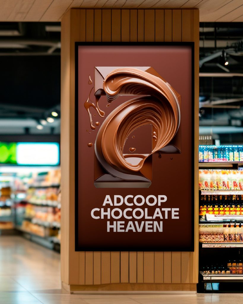 ADCOOP Branding, Applications: In-store Screen Design